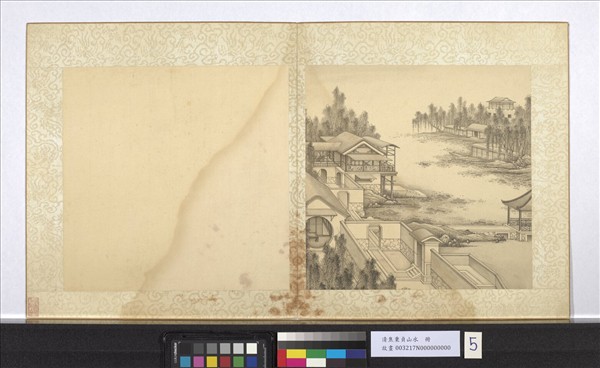 清焦秉貞山水　冊　夏塘圖