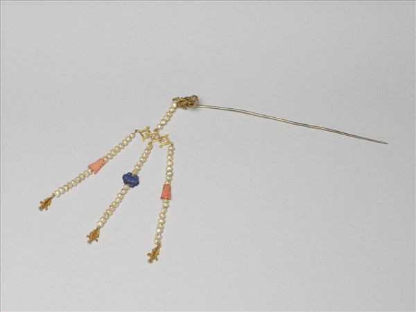 金纍絲鳳首流蘇簪