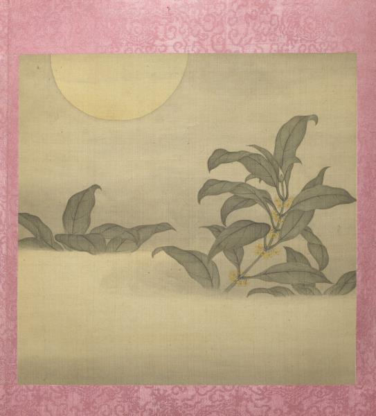 清蔣廷錫花卉　冊　月桂圖