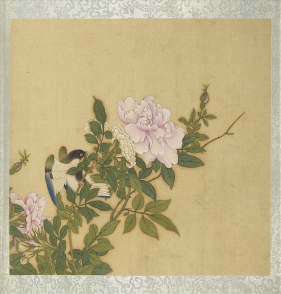 清蔣廷錫花卉草蟲　冊　玫瑰