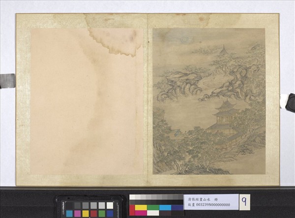 明張經畫山水　冊　層樓高會