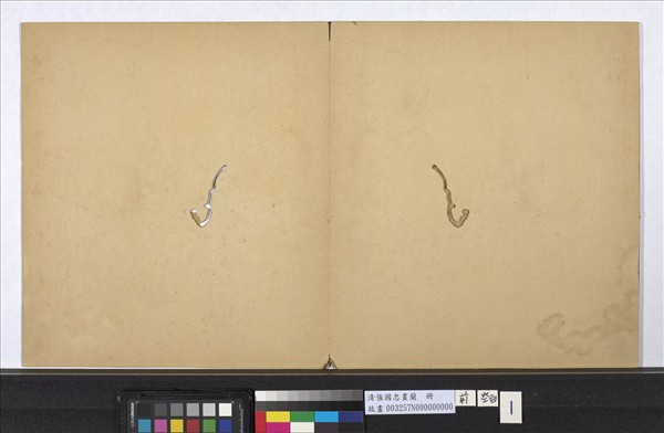 清強國忠畫蘭　冊