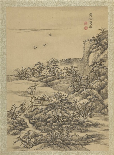 清蔣溥畫東巡攬勝　冊　貞石遺徽