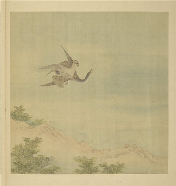 清阿爾粺勁翮宣威圖　冊　鷹雁