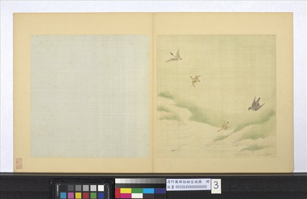 清阿爾粺勁翮宣威圖　冊　鷹鴨