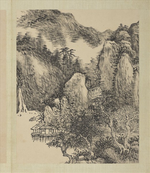 清董邦達山水　冊　林巒華滋