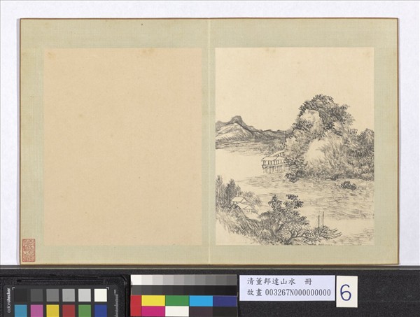 清董邦達山水　冊　江波船