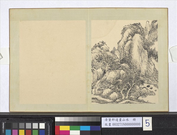 清董邦達畫山水　冊　曲徑通人家