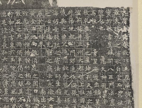 唐故比丘尼法琬法師碑墨拓本　軸