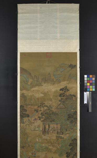 明仇英十八學士登瀛洲圖　軸