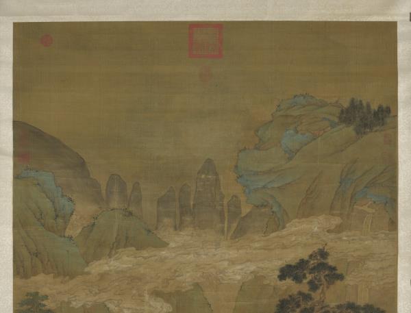 明仇英十八學士登瀛洲圖　軸