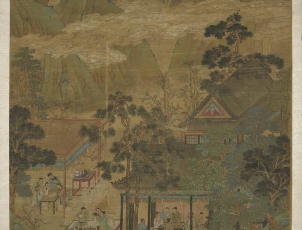 明仇英十八學士登瀛洲圖　軸