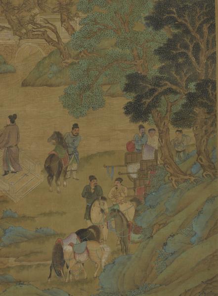 明仇英十八學士登瀛洲圖　軸