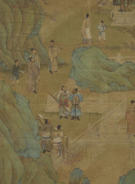 明仇英十八學士登瀛洲圖　軸