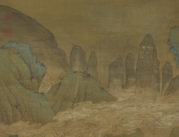 明仇英十八學士登瀛洲圖　軸