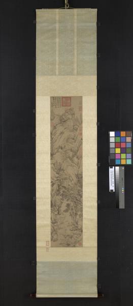 明文徵明松聲一榻圖　軸