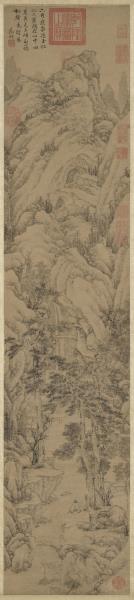 明文徵明松聲一榻圖　軸