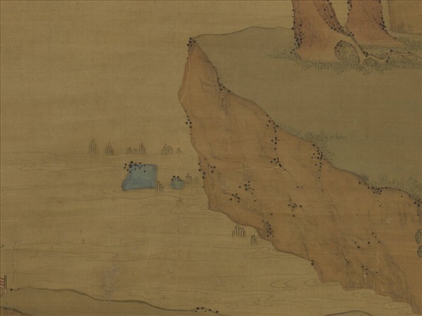 明文徵明長松平皋圖　軸