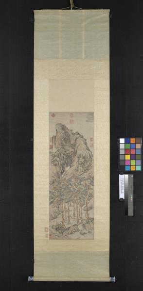 明文徵明松壑飛泉　軸