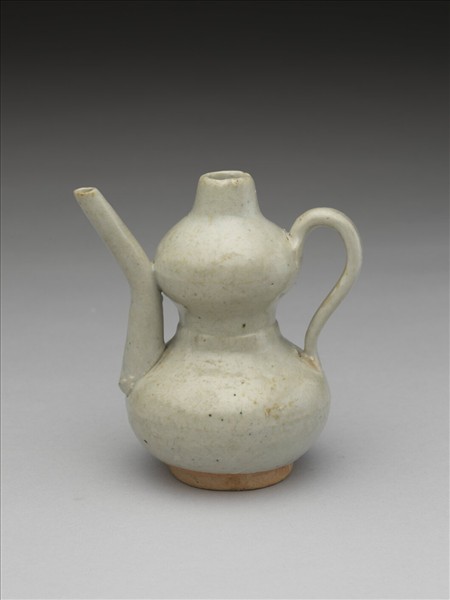 白釉葫蘆式把壺