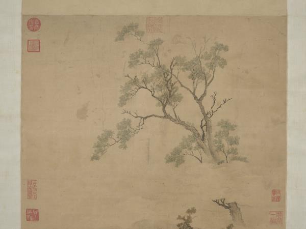 明仇氏杜陵內史畫唐人詩意　軸