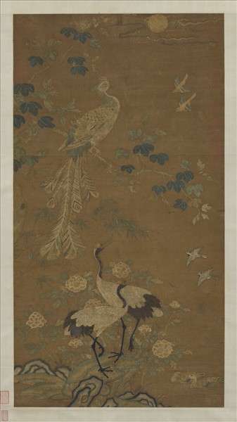 宋繡倫敘圖　軸