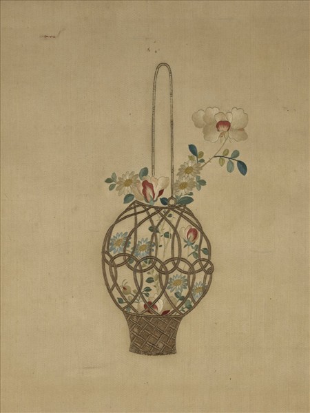 明粵繡博古圖屏（二）　軸