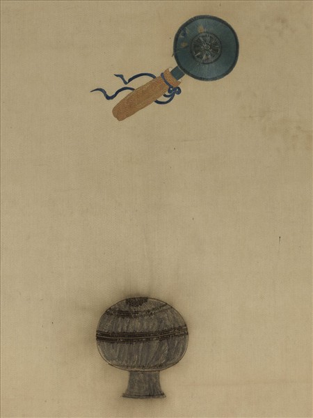 明粵繡博古圖屏（四）　軸