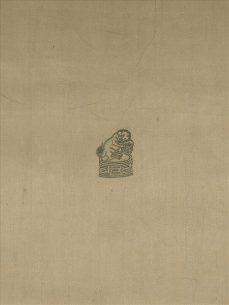 明粵繡博古圖屏（四）　軸