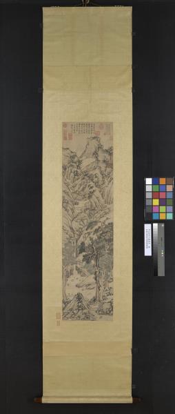 明文徵明千巖競秀　軸