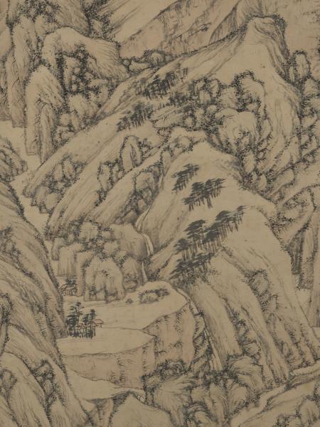明文徵明千巖競秀　軸