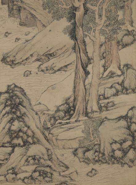 明文徵明千巖競秀　軸