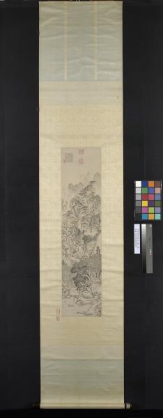 明文徵明洞庭西山圖　軸