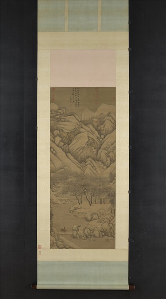 明文徵明雪歸圖　軸