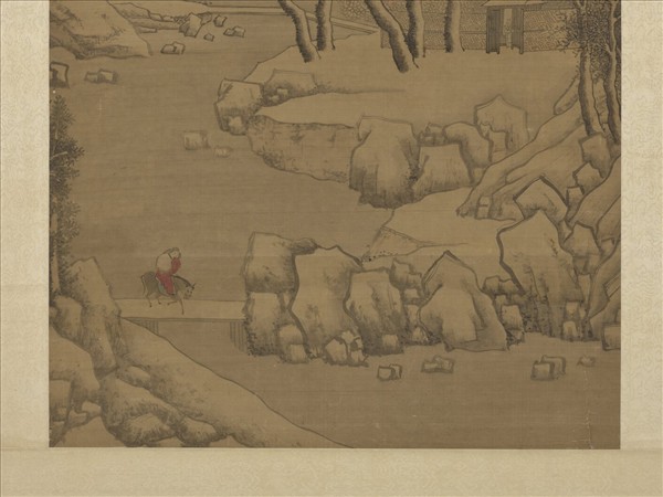 明文徵明雪歸圖　軸