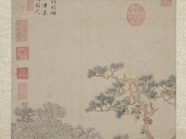 明文徵明影翠軒圖　軸