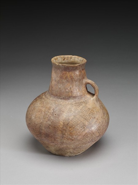 彩陶單耳罐