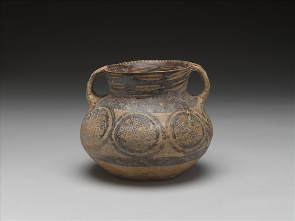 半山式 彩陶雙耳罐