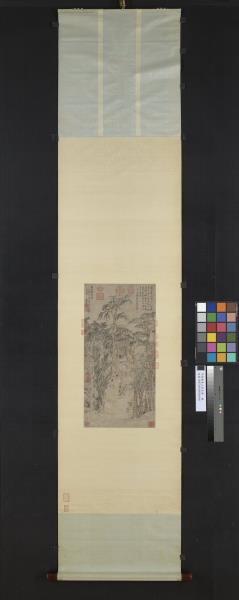 明錢穀惠山煮泉圖　軸