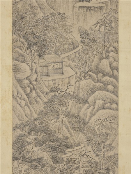 明錢穀畫山水　軸