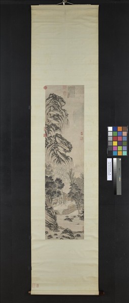 明居懋時秋讀書樂　軸