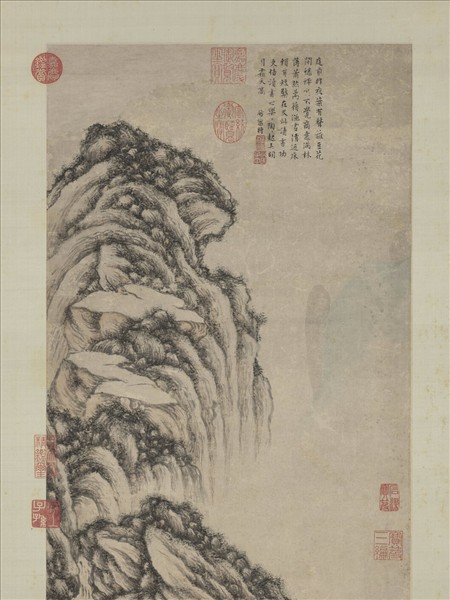 明居懋時秋讀書樂　軸