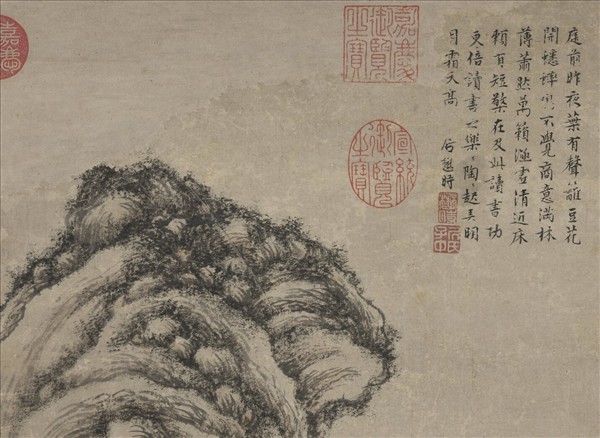 明居懋時秋讀書樂　軸