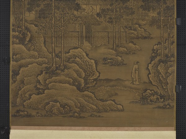 明王問畫山水　軸