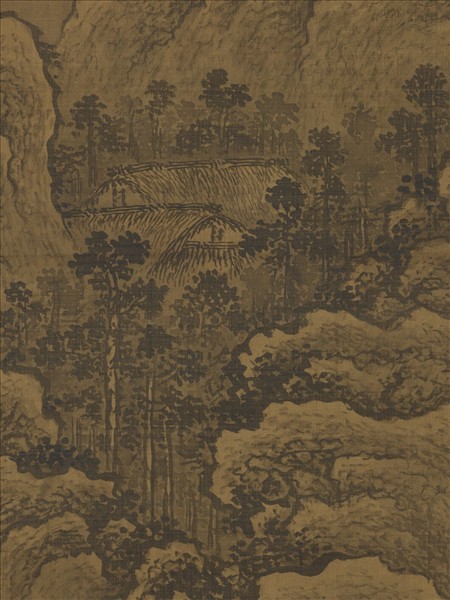 明王問畫山水　軸