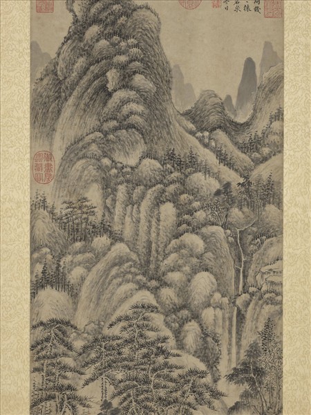 明蔣乾倣王蒙山水　軸