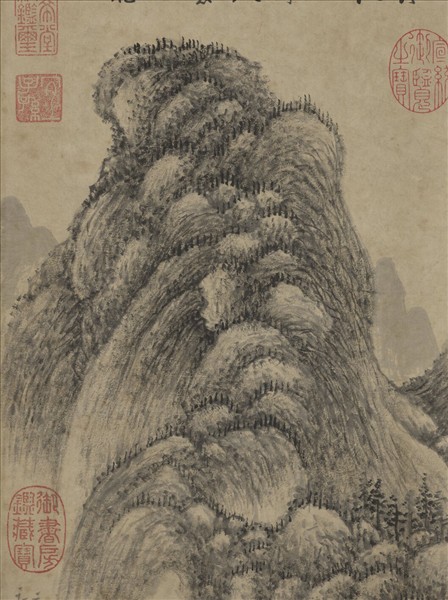 明蔣乾倣王蒙山水　軸