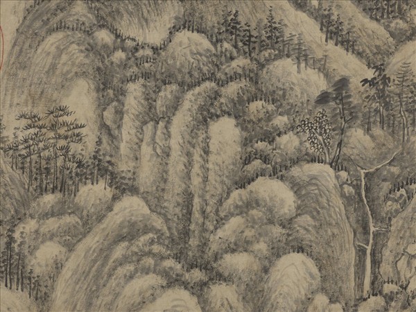 明蔣乾倣王蒙山水　軸