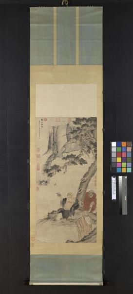 明宋旭皆大歡喜圖　軸