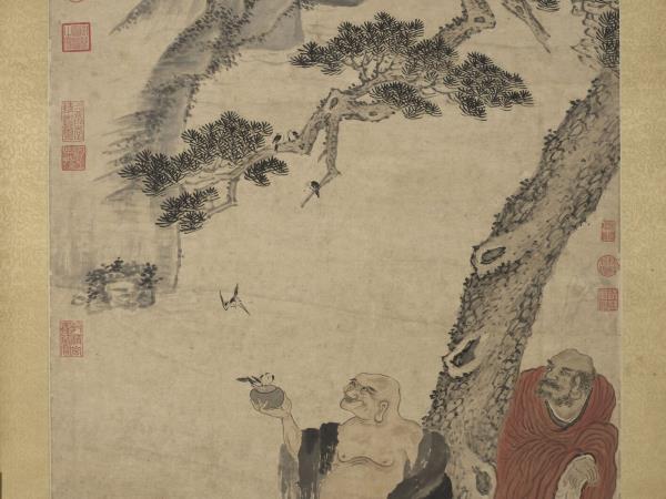 明宋旭皆大歡喜圖　軸